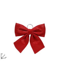 Novogodišnji ukras crvena mašna 44cm