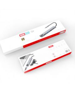 XO HUB 003 USB-C 8in1(HDMI+USB2*2+PD Date read+SD card+Tf card) - 20933-1-1