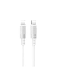 XO Kabl USB-C na USB-C NB-Q291B, 60W, 1m, bela - 1820060