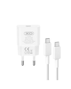 XO Kućni punjač L167 25W Type C, bela