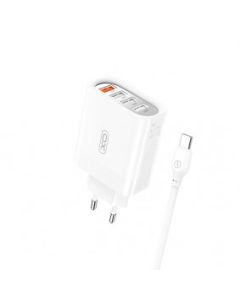XO Punjač L100 4USB Fast charging 1 USB sa Type-C kablom - 20934