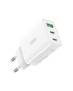 XO Adapter L101 sa 3 ulaza (PD20W/PD18W/QC18W), bela - 21056-1-1