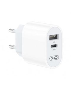 XO Adapter L97 USB+ TYpe-C, bela - 20926