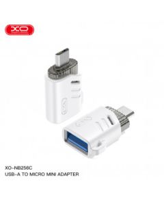XO Adapter NB256E Otg mini Usb u micro USB, bela - 24711-1