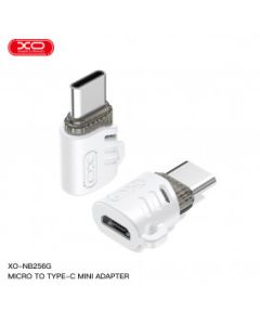 XO Adapter NB256E Otg mini type-c u micro USB, bela