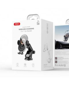 XO Auto držač telefona WX038 i bežični punjač, 2u1 - 24660-1