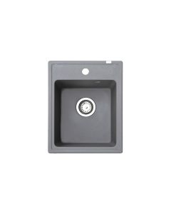 METALAC INKO Sudopera XGranitna Quadro 40 400x500 fi 90 sa sifonom grafit - 372983