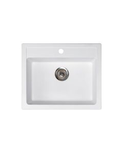 METALAC INKO Sudopera XGranitna Quadro 60 600x500 fi 90 sa sifonom bela - 161968