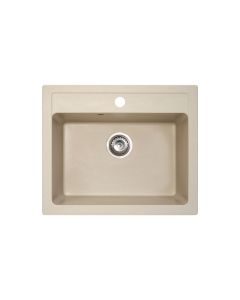 METALAC INKO Sudopera XGranitna Quadro 60 600x500 fi 90 sa sifonom šampanj - 175432-1