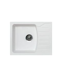 METALAC INKO Sudopera XGranitna Quadro M 620x500 fi 90 sa sifonom bela - 144114