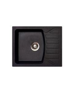 METALAC INKO Sudopera XGranitna Quadro M 620x500 fi 90 sa sifonom crna - 144118
