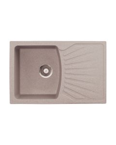 METALAC INKO Sudopera XGranitna Quadro Plus 770x500 fi 90 sa sifonom bež - 137412