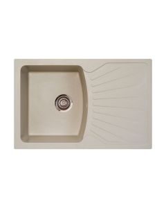 METALAC INKO Sudopera XGranitna Quadro Plus 770x500 fi 90 sa sifonom šampanj - 175406