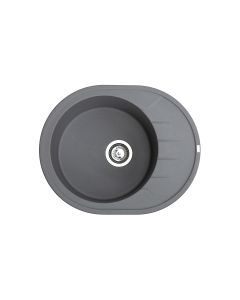 METALAC INKO Sudopera granitna xVenera M 620x500 fi 90 sa sifonom grafit - 372991