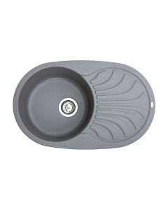 METALAC INKO Sudopera granitna xVenera PLUS 780x500 fi 90 sa sifonom grafit - 372992