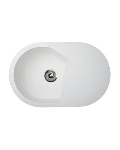 METALAC INKO Sudopera X Granitna Vesta Plus 780×500 fi sifona 90 bela - 191589