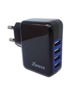 XWAVE Punjač, USB x 4 (4A / 3.1A / 2.1A / 1A ),H44 - 1280063