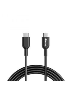 XWAVE Kabl USB Tip-C muški na Tip-C muški 1m 60W, crna - 1280164