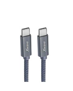 XWAVE Kabl USB 3.1, TIP-C na TIP-C, 2M 3A,Al,upleteni, 2m, siva - 028908