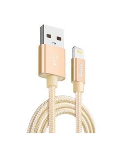 XWAVE Kabl USB Iphone 3A ALU, 2m, pleteni, zlatna - 1280105