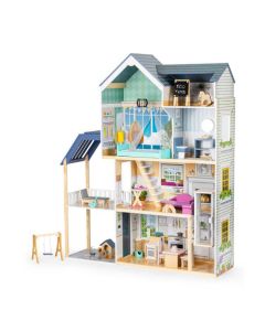 ECO TOYS Drvena kućica za lutke Maya Residence XXL - 8101