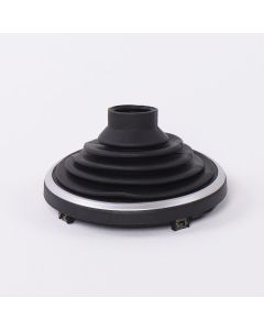 888 CAR ACCESSORIES Ford Fiesta 2002-07-Fusion 2002-07 kožica menjača sa plastikom i hrom okvirom - YCG244