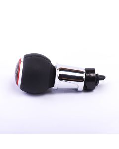 888 CAR ACCESSORIES Audi A3 2003-2012 ručica menjača kozna 5 brzina crveni krug - YCGK060A-5