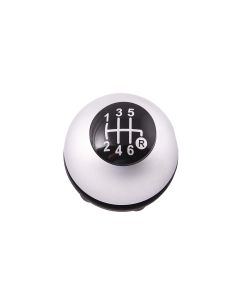 888 CAR ACCESSORIES Fiat 500 2007- rucica menjaca 6 brzina srebrni poklop - YCGK085S-6