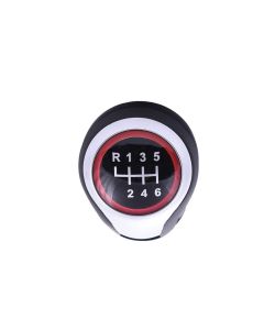 888 CAR ACCESSORIES Volkswagen Golf 5-Golf 6 ručica menjača 6 brzina sa crvenim krugom - YCGK109-6