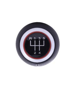 888 CAR ACCESSORIES Audi ručica menjača 5 brzina sa crvenim krugom kožna - YCGK170-5