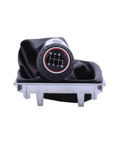 888 CAR ACCESSORIES Volkswagen Golf 7 ručica menjača sa kožicom 5 brzina sa crvenim okvirom - YCSK353-6