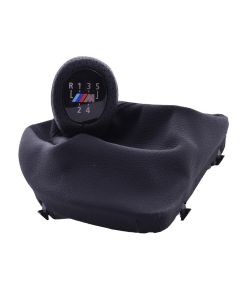 888 CAR ACCESSORIES BMW 1 e81-e82-e87-e88 ručica menjača sa kožom 5 brzina i m logoom - YCSK354-5