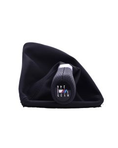 888 CAR ACCESSORIES BMW 1 e81-e82-e87-e88 ručica menjača sa kožom 6 brzina i m logoom - YCSK354-6