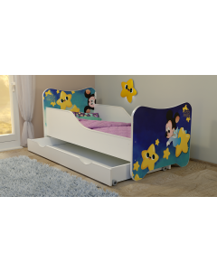 Dečiji Krevet 160X80Cm Happy Kitty + Fioka Lucky Mickey - 74023