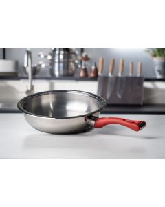 ZEPTER Tiganj sa crvenom drškom 2.5L 24cm - Z-FP2425-RHS