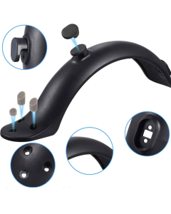Zadnji blatobran M2V1 za trotinet Xiaomi M365/ 1S/ M365 Pro sa kukom za kacenje crni - 044005-1