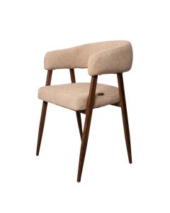SILLA Trpezarijska Stolica Zara Krem Dark