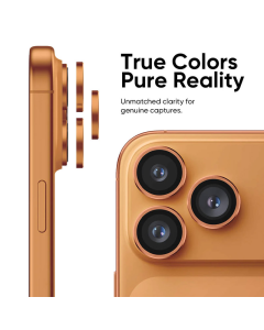 Zaštita kamere XMART za iPhone 17 Pro/ 17 Pro Max narandžasto