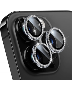 Zastita za kameru Diamond za iPhone 16 Pro Max 6.9 crna - 215664