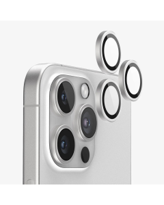 Zaštita za kameru za iPhone 16 Pro 6.3/iPhone 16 Pro Max 6.9 srebrna - 217076