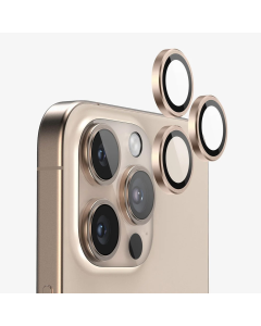 Zaštita za kameru za iPhone 16 Pro 6.3/iPhone 16 Pro Max 6.9 zlatna - 217075-1-1-1-1