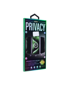 Zastitno Staklo Tempered Glass Privacy 2.5D full glue za iPhone 16 6.1 crna - 215855-1