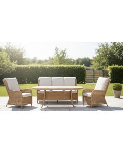 ZEN GARDEN Baštenska garnitura Palmera, ratan/natur