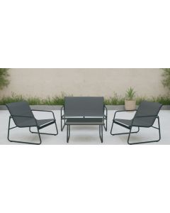 ZEN GARDEN Baštenska garnitura Luna, crna