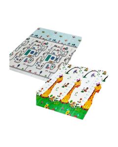 BBO Sklopiva podloga za igru od pene Transit Tracks (180x200x1cm) - ZH-1TT