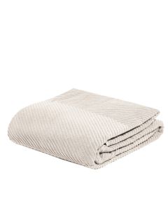 DEKOR DOM Frotirski prekrivač 200x210cm Zig zag Grande, stone - 024678