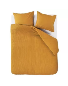 VIKTORIJA Jorganska navlaka + 2 jastučnice flanel yellow double - VLK000255-yellow