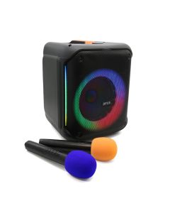 KARAOKE Bluetooth Zvučnik DP-1741 PLUS sa dva mikrofona, crna - ZV1188