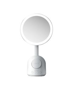Zvucnik bluetooth + Ogledalo makeup + Bezicni punjac MagSafe SY-W02250 sivi