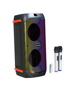 MOXOM Zvučnik Bluetooth MX-SK51 sa 2 mikrofona, crna - ZV854